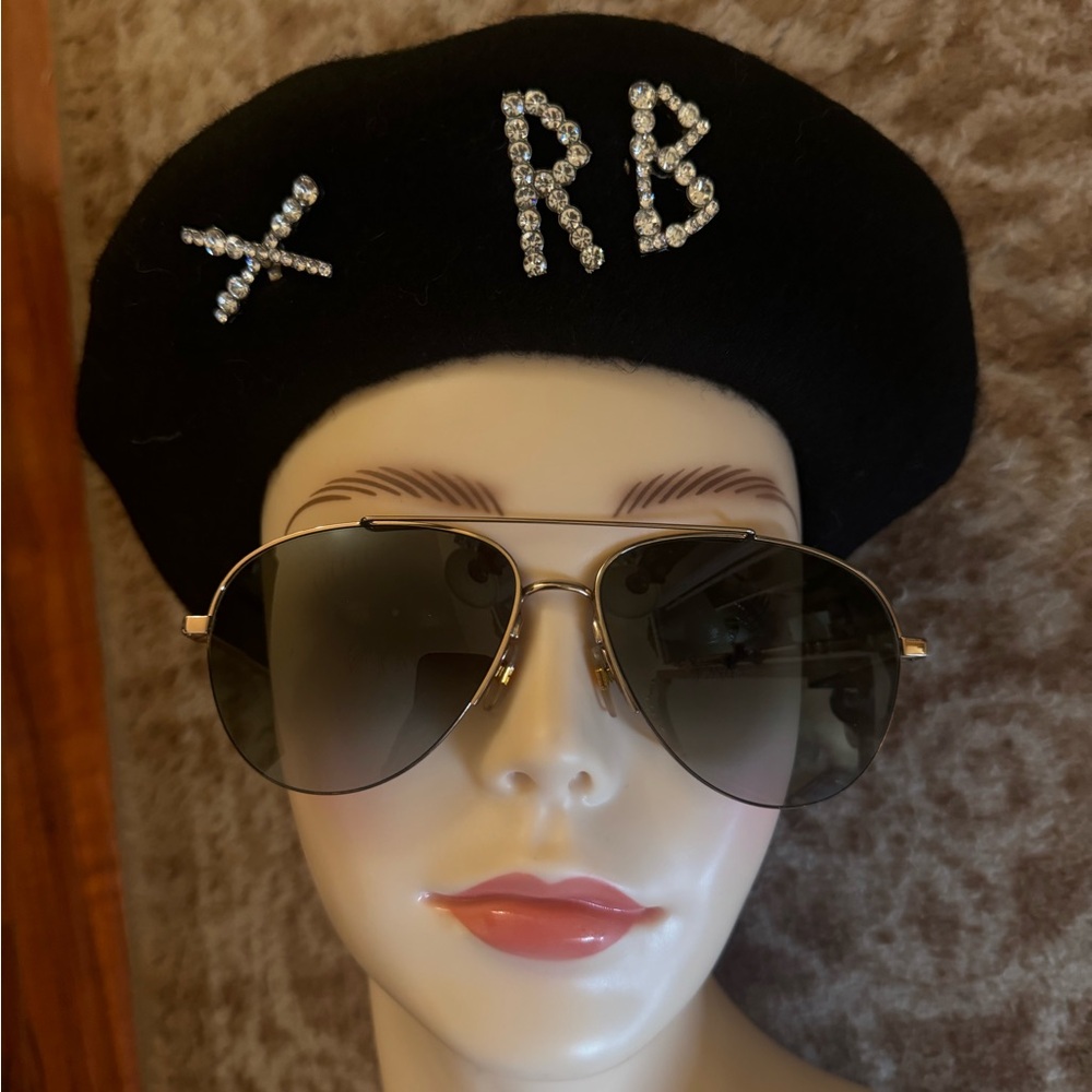 Givenchy J5G90 Gold Aviator Gradient Lenses Sunglasses